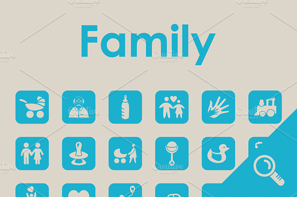 30 Family Simple Icons