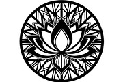 Black Floral Mandala Bundle, an Illustration by Designer_Momina (Thumbnail 3 of 20)