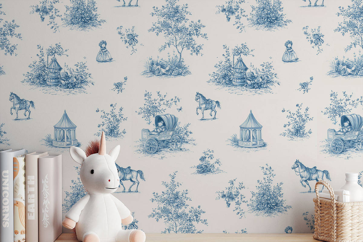 Vintage Christmas Pattern Collection, a Pattern Graphic by Olya Creative (Photo 18 of 21)