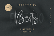 Besty Font Duo, a Script Font by 24Design Studios (Thumbnail 1 of 6)