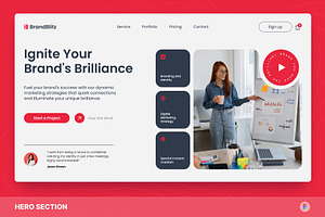 BrandBlitz - Marketing Agency Hero