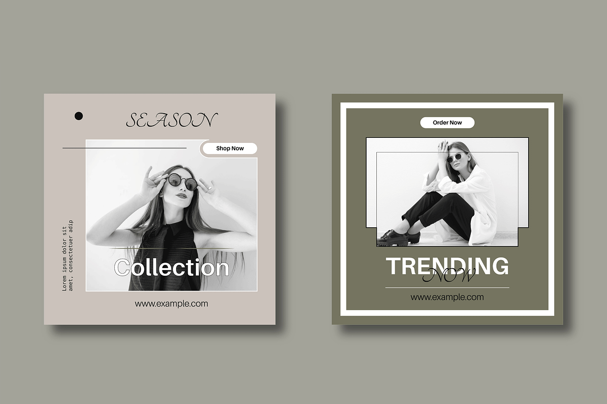 Fashion Social Media Template, a Social Media Template by MightyDesign (Photo 3 of 8)