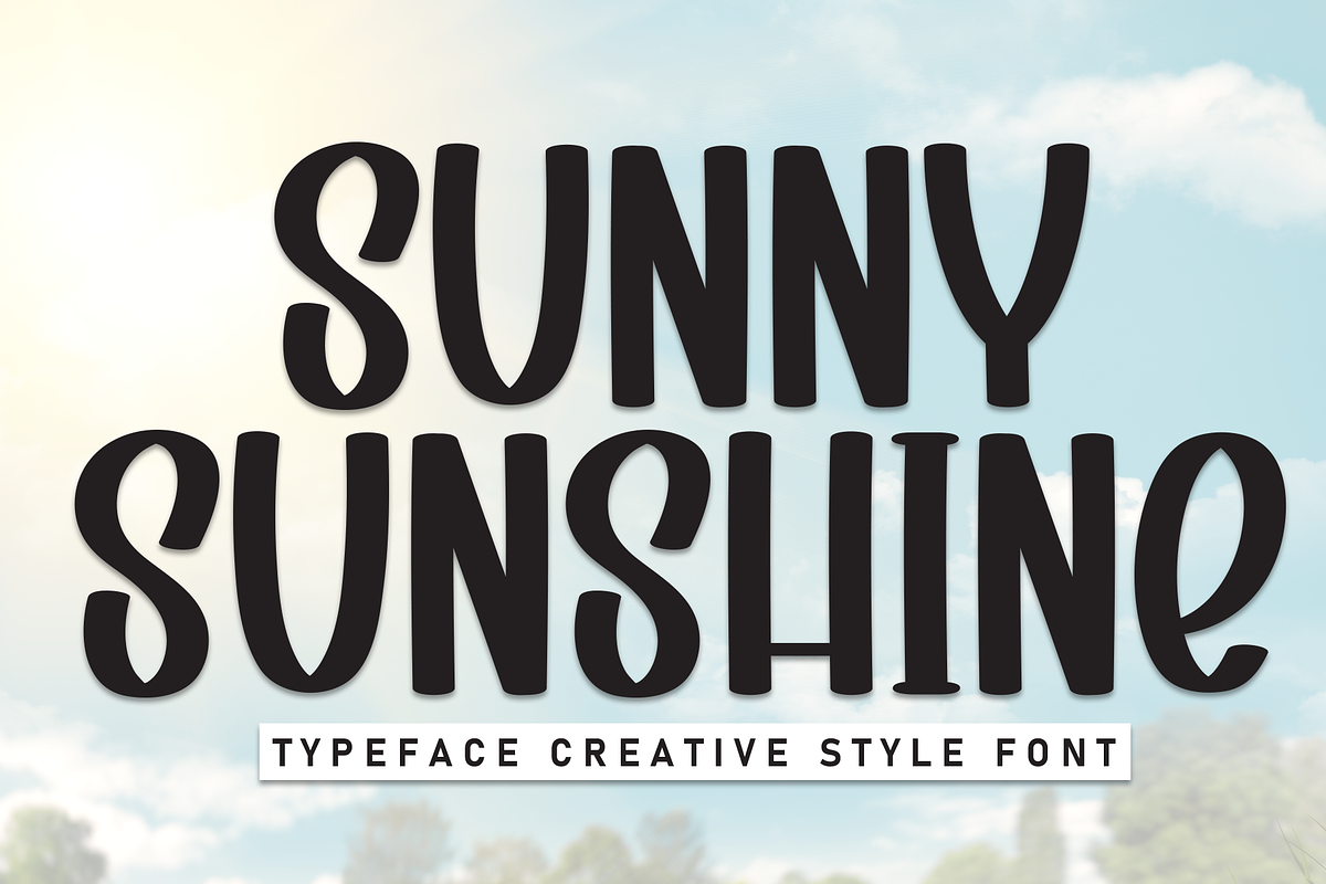 Sunny Sunshine | Script Font, a Script Font by Scratchones (Photo 1 of 8)
