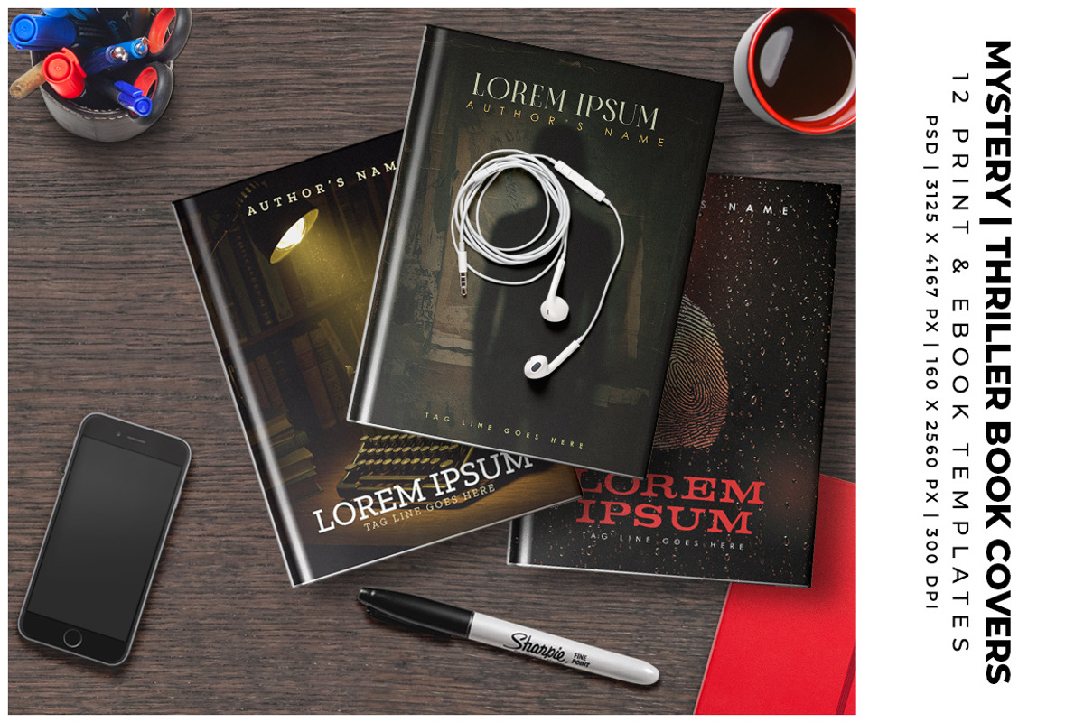 Mystery & Thriller Book Covers preview 3