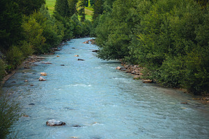 Boite river and beautiful mountains, a Nature Photo by Alpine Dreams