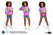 African Kids Girl T-Shirt Mockups, a Shirt Mockup by Hi, Mock-Up! (Thumbnail 5 of 10)