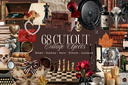 Dark Academia Collage Pack 120+, an Object Graphic by Design Alchemy Studio (Thumbnail 3 of 11)