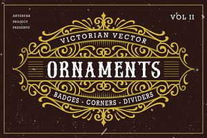 Victorian Vector Ornaments Vol II