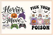 Groovy Halloween Sublimation Bundle, a Work Illustration by Dream Creation (Thumbnail 8 of 11)