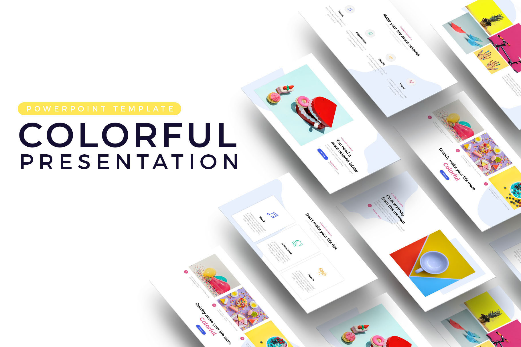 Colorfull Presentation Template, a Presentation Template by Digitcase x ...