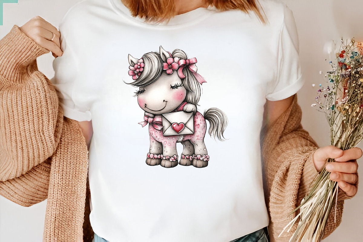 Whimsical Mother's Day Horse Clipart, an Illustration by SVGArt (Photo 8 of 9)