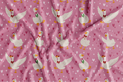 Romantic Geese-Clipart Pattern Cards, a Graphic by semenova.sense (Thumbnail 10 of 11)