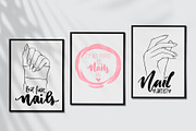 Manicure, hands, nails., an Illustration by Yana Lesiuk (Thumbnail 4 of 6)