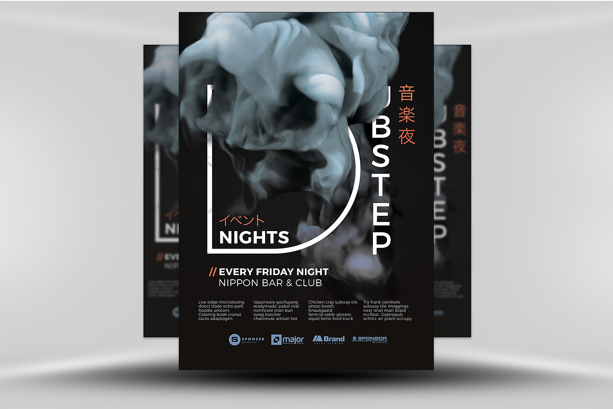Dub Step Flyer Template v1, a Flyer Template by FlyerHeroes (Photo 2 of 4)