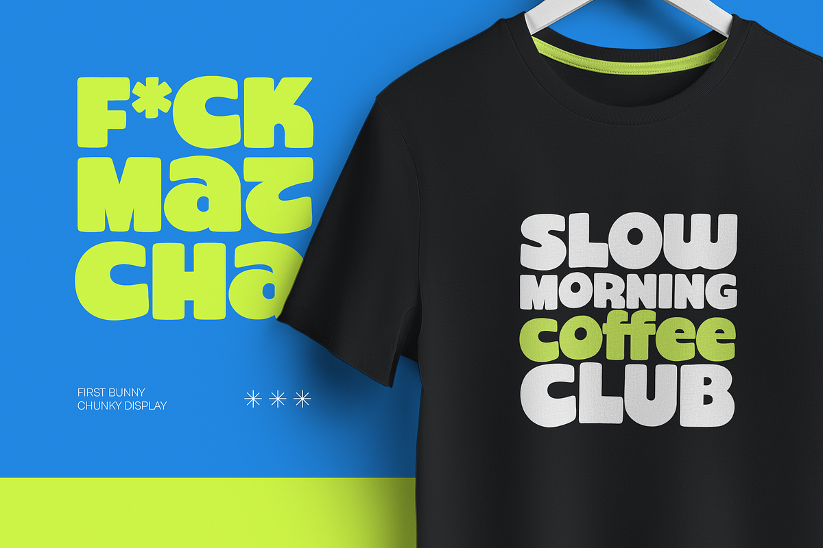 First Bunny - Chunky Bold Display, a Font by Namara Creative Studio (Photo 3 of 12)