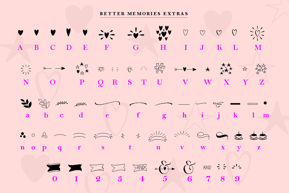 Better Memories, a Script Font by TM Type (Photo 12 of 12)
