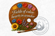 Summer Wildflower & Meadows Cliparts, a Seasonal Illustration by ThatsDesignArt (Thumbnail 5 of 10)