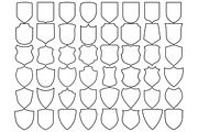 Shields Set 2 Procreate Brush Stamps, a Brush Add-On by Disasterology Ink (Thumbnail 4 of 10)