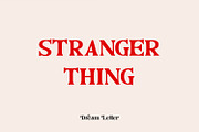 Dream Letter, Serif Font, a Serif Font by Motokiwo (Thumbnail 7 of 10)