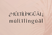 Fossia - Chic Modern Sans Display, a Sans Serif Font by Cloverons (Thumbnail 11 of 14)