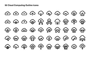 Cloud Computing Icons