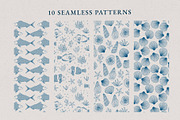 Blue Fishes, a Pattern Graphic by Anatartan Design (Thumbnail 5 of 7)