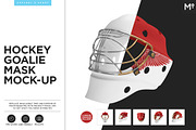 Hockey Goalie Mask Mock-up, a Household Mockup by Mocca Mockups Store (Thumbnail 1 of 10)