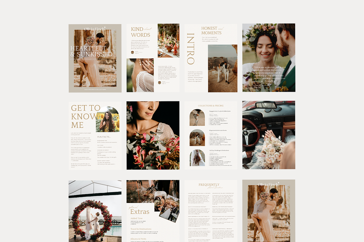 BOHO Wedding Photography Guide Canva, a Magazine Template by Signature Edits (Photo 6 of 12)