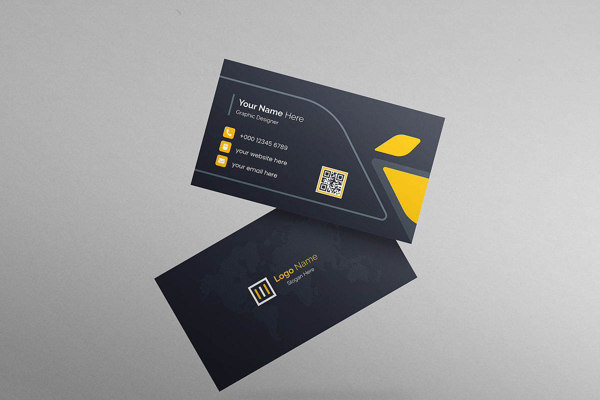 Business Card Design Template, a Business Card Template by mijli (Photo 15 of 20)