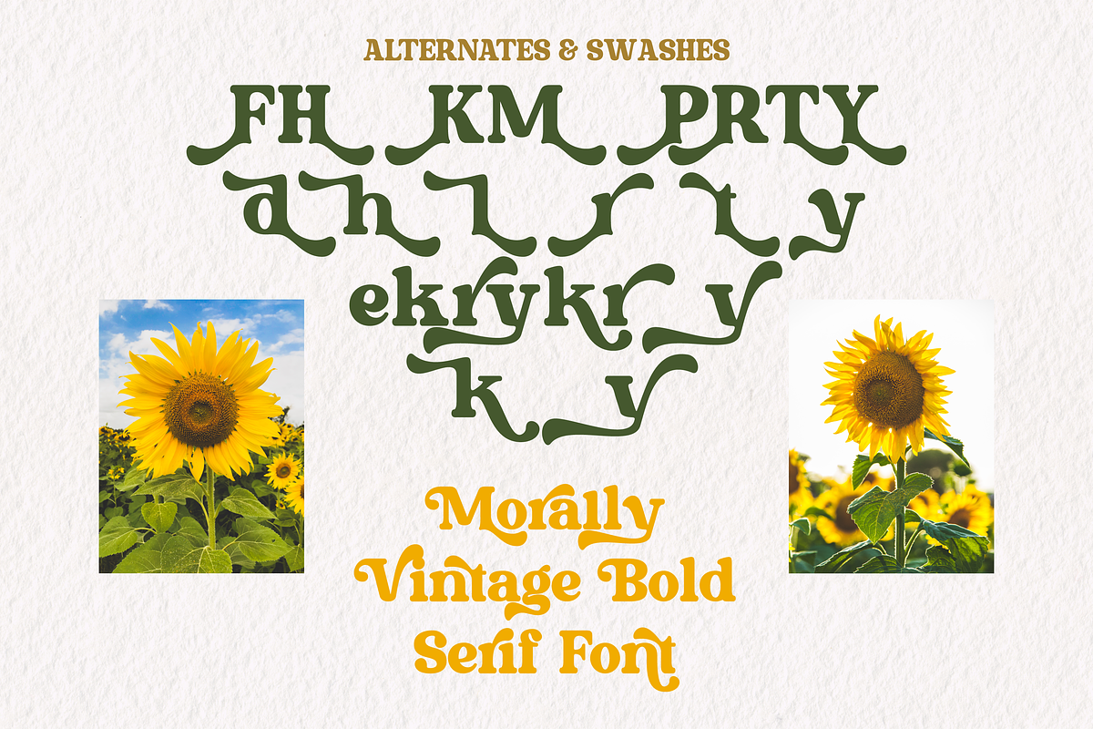 Morally - Vintage Bold Serif, a Serif Font by tebaltipislab (Photo 8 of 13)