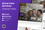 Care Nest - Home Care Services, a Landing Page Template by SLAB! Design (Thumbnail 1 of 4)