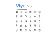 My Icons, an Outline Icon by Andrew Kras Design (Thumbnail 21 of 38)