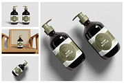 Soap Bottle Mockup, a Packaging Mockup by Hazzpro_Std (Thumbnail 1 of 5)