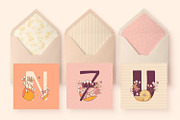 Orange garden monograms, a Decorative Illustration by julianaapina (Thumbnail 5 of 7)