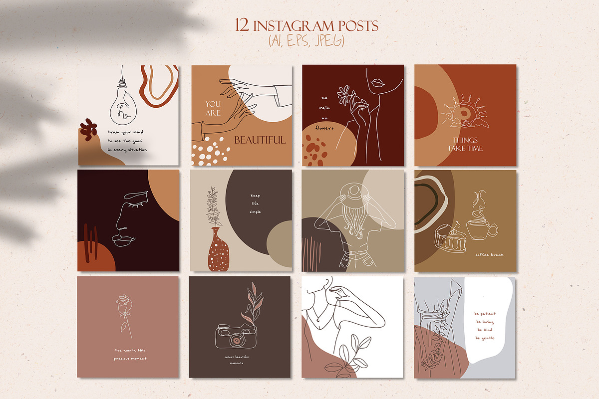 Modern abstract collection, a Decorative Illustration by Scarlet Heath Art (Photo 11 of 22)