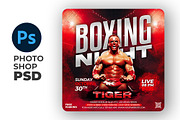 Boxing Flyer Template, a Flyer Template by Artonix (Thumbnail 2 of 3)