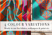 Eastern Scarf | Vector Pattern, a Pattern Graphic by AALofts Design (Thumbnail 2 of 6)