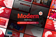 Modern Proposal PowerPoint, a Presentation Template by Presentation Templates (Thumbnail 1 of 7)