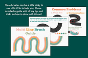 Multi Line Procreate Brushes, a Brush Add-On by The Creative Bix (Thumbnail 8 of 8)