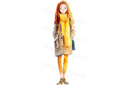 Teen Characters Watercolor PNG Set, a Person Illustration by Bubert Art (Thumbnail 2 of 7)