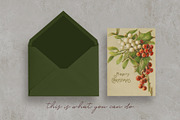 Greeting Card Mockup A7 . Moody Wine, a Product Mockup by tomodachi studio (Thumbnail 5 of 7)