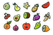 CUTE FOOD ICONS SET, a Food Illustration by grindstudio (Thumbnail 3 of 8)