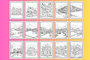 1PDF 51 SCENSE CUTE COTTAGE VILLAGE, a Decorative Illustration by Vachira Digital Studio (Thumbnail 3 of 4)