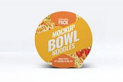Instant Food Bowl Mock-Up, a Packaging Mockup by DesignRushMarket (Thumbnail 5 of 6)