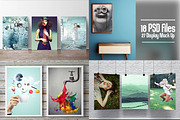 Minimalist Poster Mock Up Bundle, an Advertising Mockup by Pixel Place (Thumbnail 4 of 11)