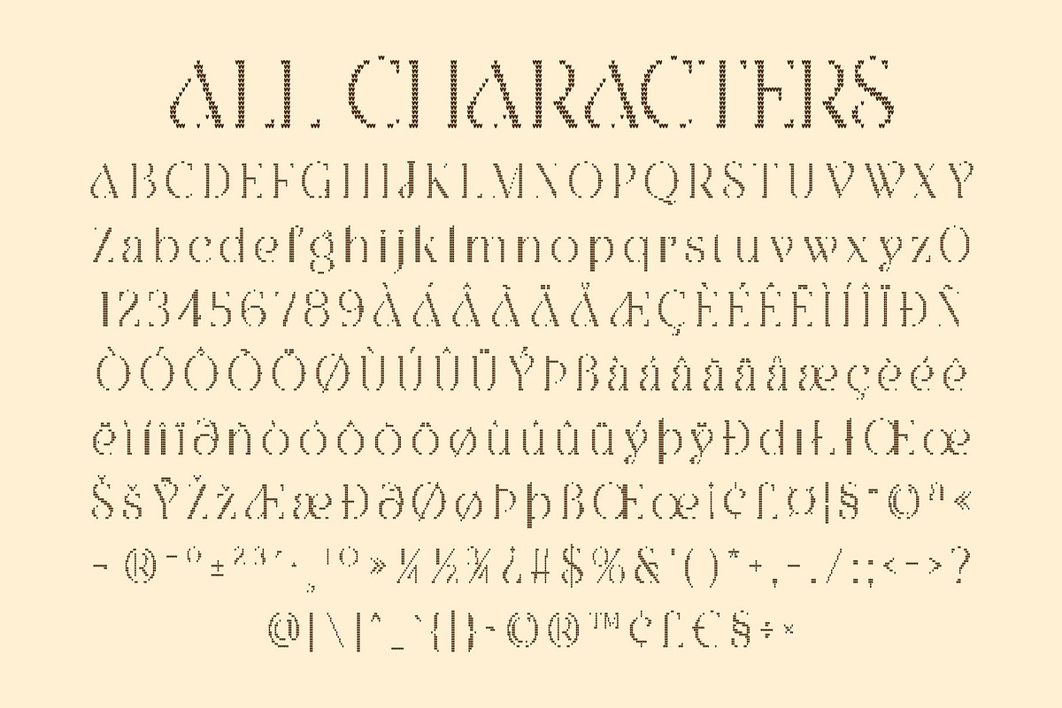 CS Asena Knitted, a Serif Font by Craft Supply Co. (Photo 8 of 8)