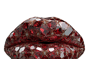 Red Diamond Lips and Lipstick PNG, an Object Graphic by Watercolor_Vector Graphic (Thumbnail 13 of 14)
