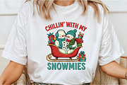Vintage Christmas PNG, Snowman, a Graphic by Libby Wishes (Thumbnail 3 of 6)