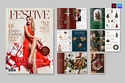 Christmas Magazine Template, a Magazine Template by BrandPacks (Thumbnail 1 of 6)