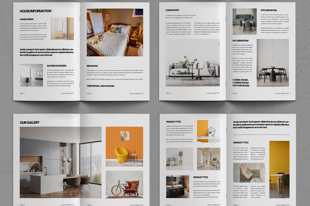 Interior Design Portfolio Brochure, a Brochure Template by ContestDesign (Photo 3 of 3)